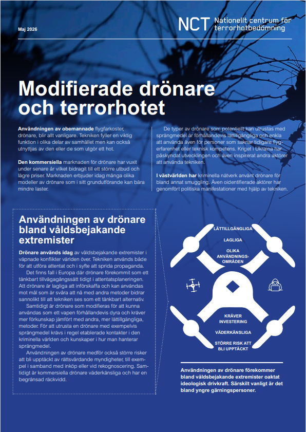 Länk till Modifierade drönare och terrorhotet